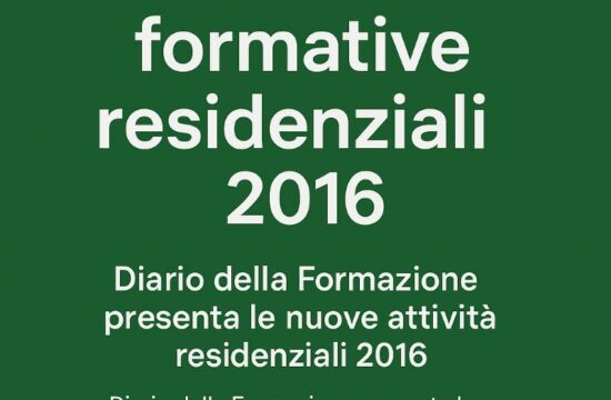 Scopri le attività formative residenziali 2016 di Diario della Formazione: piccoli gruppi, natura e apprendimento nei Monti Simbruini.