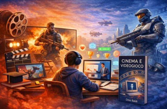 Il libro 'Cinema e Videogioco' analizza l'ibridazione tra cinema e videogiochi e il suo impatto sulla formazione e l'apprendimento.